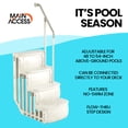 thumbnail image 2 of Main Access 200100T Above Ground Pool Ladder Steps w/ Mat Pad + 2 Sand Weights, 2 of 9