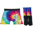 thumbnail image 2 of Rick  and  Morty Tie-Dye Burst Aero Boxer Briefs Underwear  and  Crew Sock Set-XLarge (40-42), 2 of 5
