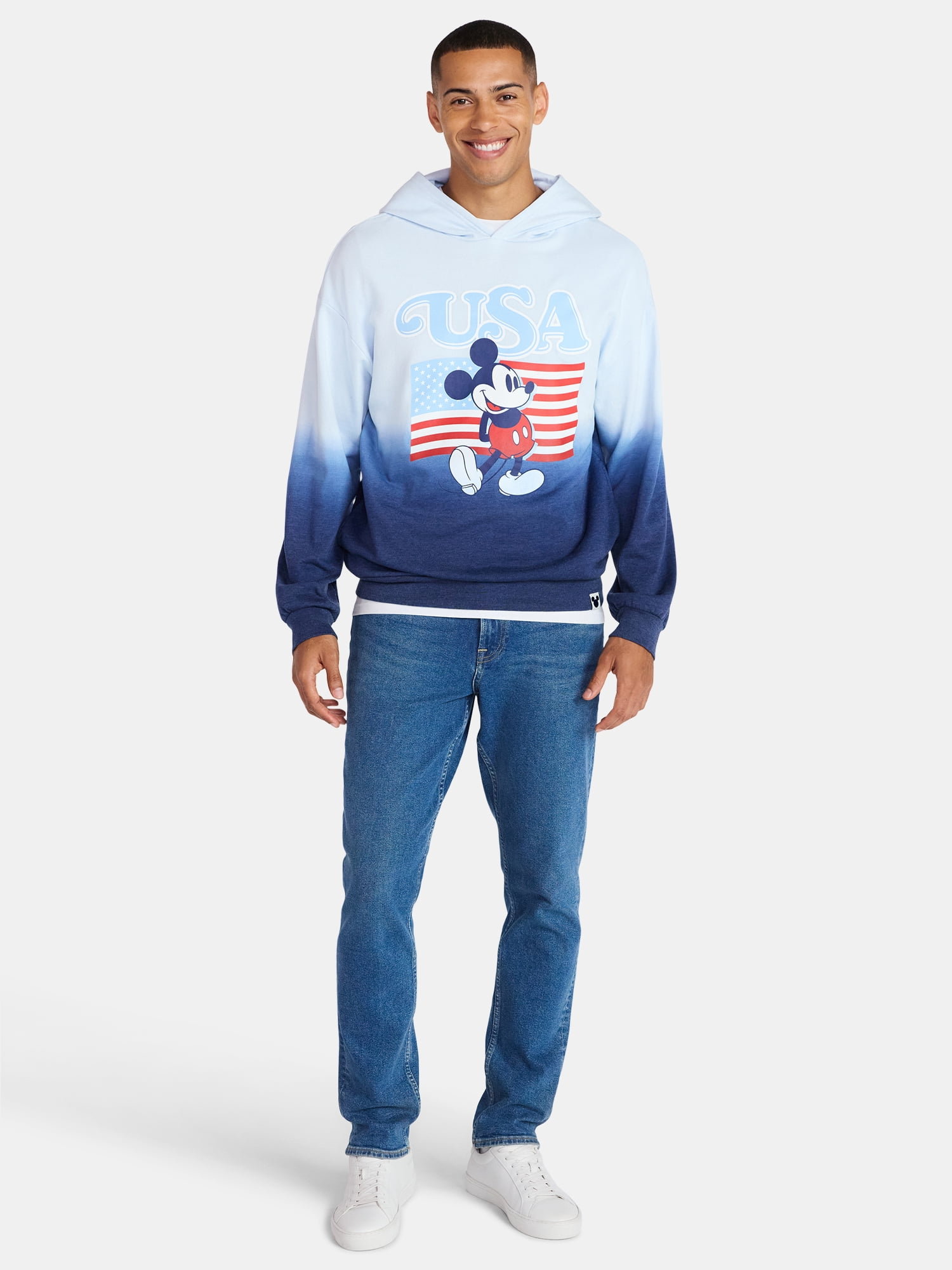 Disney Men's Mickey Mouse America 250 Spirit of 76 USA Graphic
