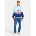 thumbnail image 2 of Disney Men's & Big Men's Dip Dye Mickey Mouse USA Graphic Hoodie, Sizes XS-5XL, 2 of 7
