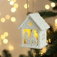 thumbnail image 4 of Nilvkv LED Lighted Christmas Winter Village Houses Set DIY Miniature Resin Ornament Kits Cedar Tree Lamp, Christmas Decorations, CHRlSTMAS-GlFTs, 4 of 6