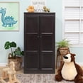 thumbnail image 2 of Pemberly Row Armoire Garde-Robe de 6 Pi de Hauteur 72"H X 30"L en Chêne, 2 of 11