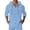 Light Blue, variant on Mens Shirt, Men Shirts Long Sleeve Button Down Shirt Summer Casual Beach Tops Fashion Hoodies White XXL