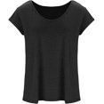 thumbnail image 5 of Womens Summer Short Cap Sleeve Shirts V Neck Solid Casual Loose Basic Tunic Fashion Tops Vintage Basics Tee, 5 of 6