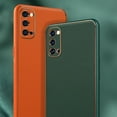 thumbnail image 4 of Leather Case Compatible with Samsung Galaxy S23 Plus Plating Anti-scratch Business Case-Orange, 4 of 6