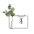 thumbnail image 1 of Carácter chino componente Quan Marco De Metal Florero De Cerámica Decoración, 1 of 4