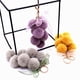 thumbnail image 4 of Guardurnaity Bolso llavero de uva decoración colgante portátil Adorable bola de pelo llavero fiesta banquete llavero ornamento regalo de Ropa, zapatos y accesorios Miscelánea Amarillo, 4 of 6