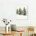 thumbnail image 2 of JEUXUS  Snowy Evergreen Trees , Winter Forest Wall Art,Christmas Watercolour Painting, Winter landscape, Snowy Pine tree poster Winter Forest Landscape,Christmas Pine Trees In Winter, 2 of 4