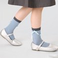 thumbnail image 2 of TELOLY 4Pack Toddler Socks,Mid-Calf Design for Added Stability Toddler Socks 2T-3T,Breathable Mesh Promotes Ventilation Kids Socks,Style5,M, 2 of 4