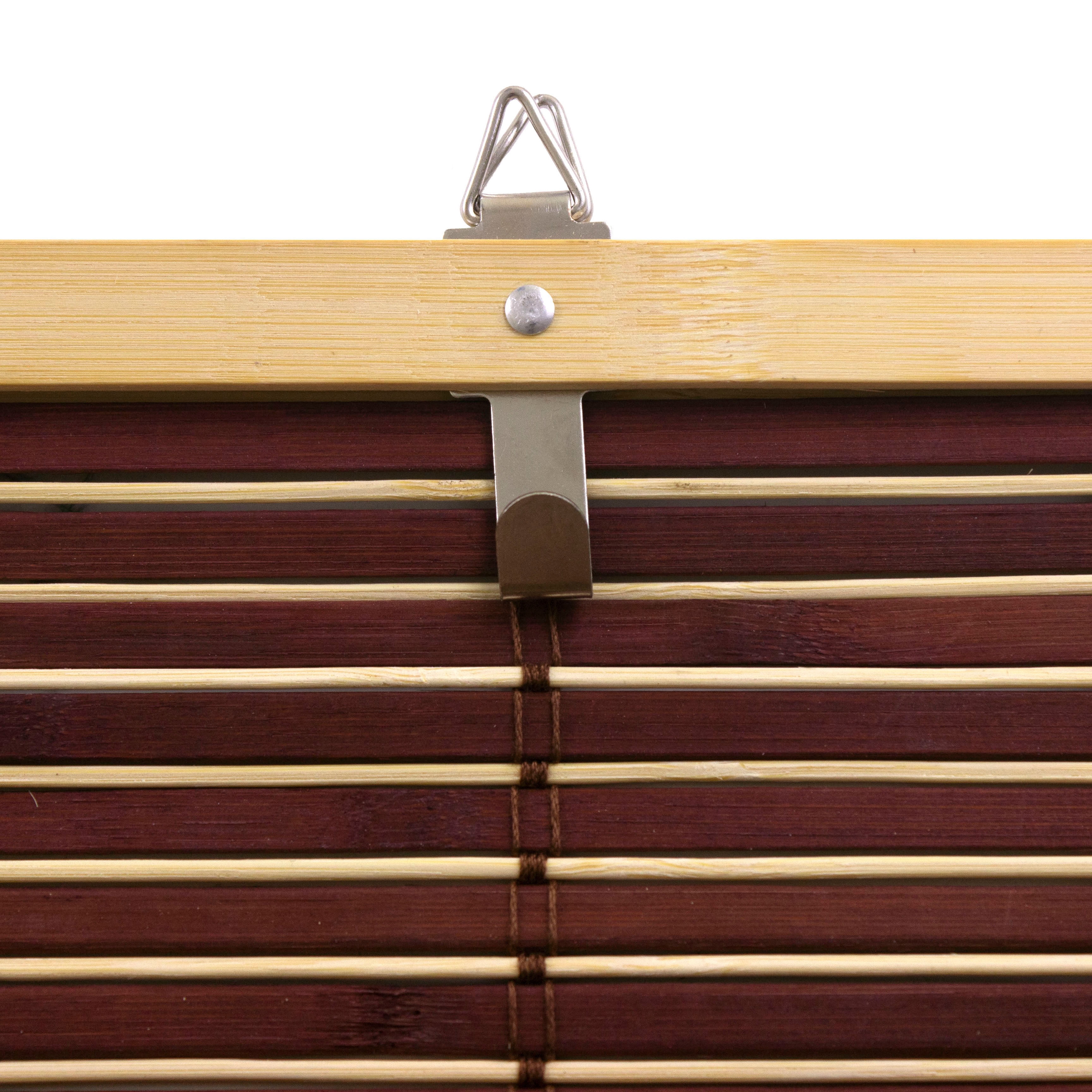 Red Lantern Bamboo Cordless Window Shade - Mahogany 36" W