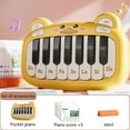 thumbnail image 4 of Bwiyojiz Jouets Éducatifs Mini Clavier Musical Multifonctionnel Électronique Peut Jouer des Instruments de Musique Jouet Interactif pour Parents, Cadeaux pour la Famille, Jaune, 4 of 6