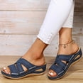thumbnail image 6 of Sandals Women Dressy Summer Comfortable Walking Orthopedic Slippers Arch Support Orthotic Slides, 6 of 8