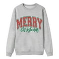 thumbnail image 5 of KHONTS Christmas Family Matching Sweatshirt Merry Xmas Holiday Party Ugly Shirt Crewneck Pullover Tops Kids Grey, 5 of 6