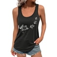 thumbnail image 1 of Casual Women's Tanks For Summer Fashionable Graphic Style Versatile Round Neck Design Comfortable And Washable Basic Tops For Everyday Wear, 1 of 4