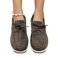 thumbnail image 5 of Brown Womens Thick-Soled Shoes With Lace-Up Design For Spring And Summer Comfort And Style, 5 of 9