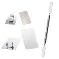 thumbnail image 3 of Makeup Mixing Palette Stainless Steel Scraper Portable Palette Color Square Palette Makeup Ring, 3 of 8