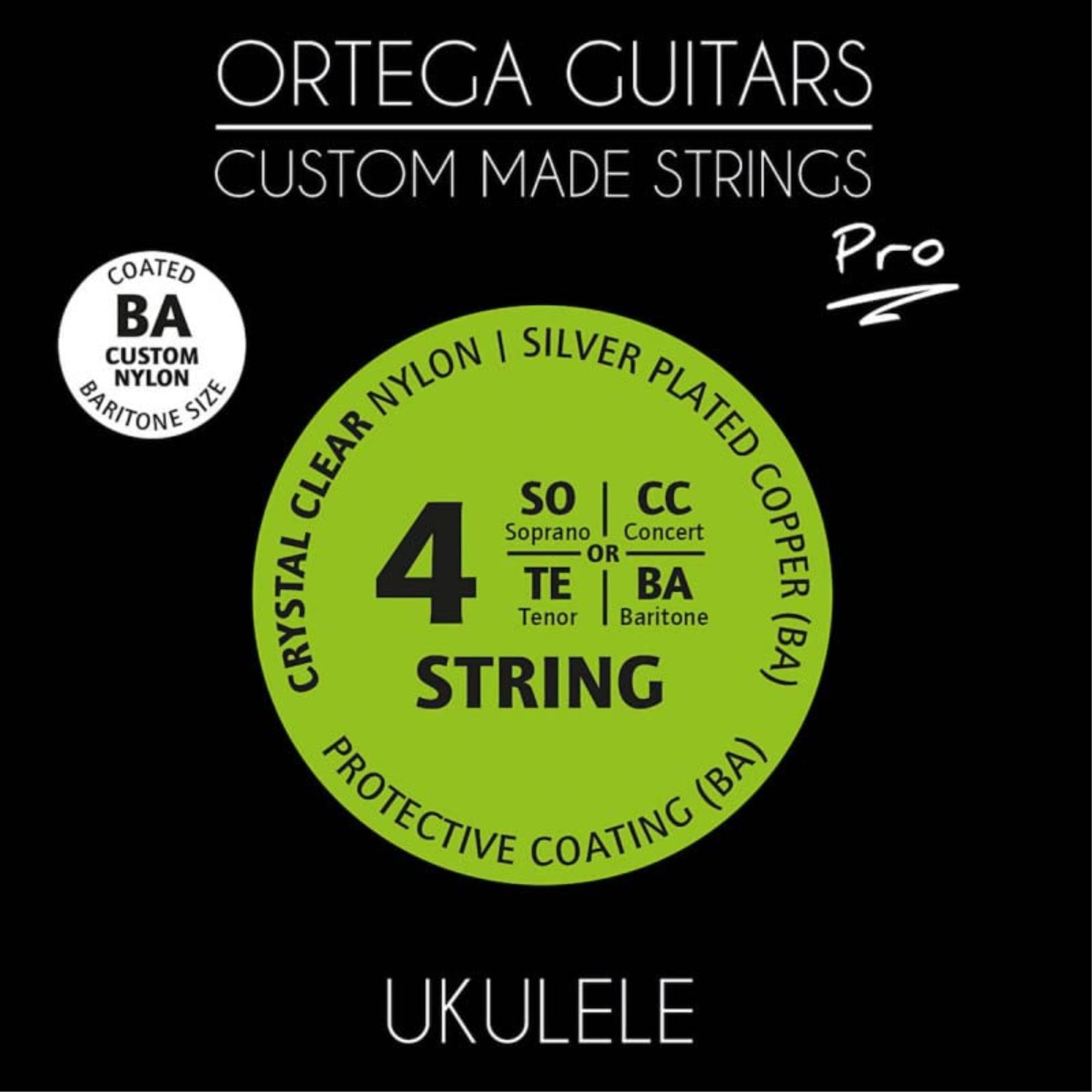 Pro Series Low D Tuning Crystal Clear Nylon Ukulele Strings- Wound Silver-Plated Alloy - Baritone - Walmart.com