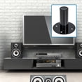 thumbnail image 3 of Minkissy 2 Pcs Metal Speaker Stand Black Iron Support for Speaker Cabinets, 3 of 4