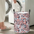 thumbnail image 4 of Paisley Print No.J95 Laundry Basket, Laundry Hamper Waterproof Laundry Bag Clothes Hamper Laundry Bin with Handles for Bedroom, Living Room, Kids Room-#, 4 of 5