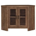 thumbnail image 1 of 42" X 15'.5" X 30" Brown Reclaimed Wood-Look Corner Tv Stand, 1 of 1