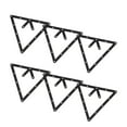 thumbnail image 4 of 6 unids/set estante de billar soporte de bola triangular negro posicionamiento mesa de billar accesorio de taco de billar, 4 of 13