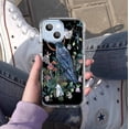 thumbnail image 5 of Night Crow and Moth Collage Case for iPhone 13 Mini,Aesthetic Art Design Pattern Soft TPU Bumper Case Cover, 5 of 5