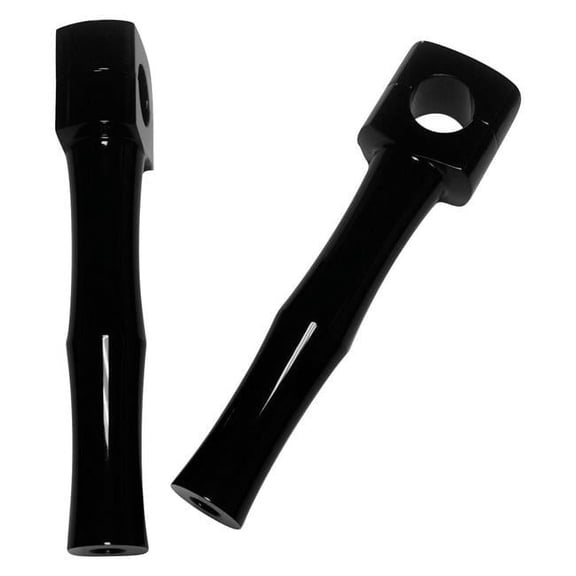 Bikers Choice 491206 7 in. Post Style Handlebar Risers, Black