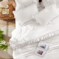 thumbnail image 4 of Juego de Edredón Anluoer Full 7 Piezas Blanco Cama en Bolsa, 4 of 8
