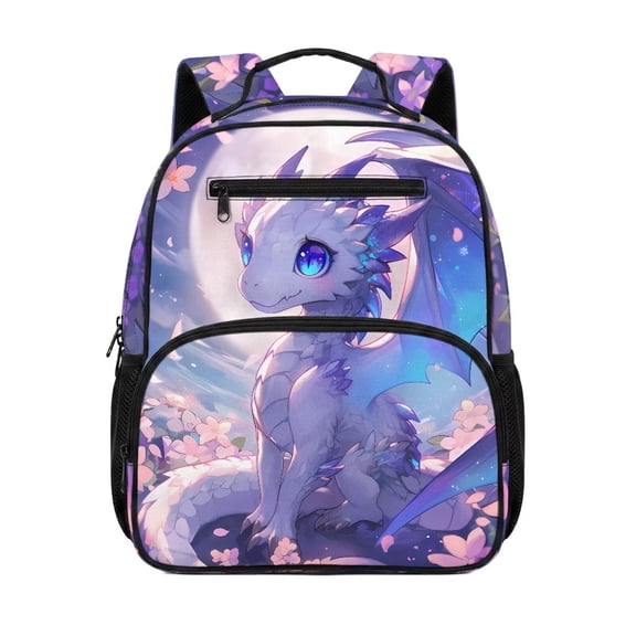 Aplkyhs Dragon Backpack for Girls Boys Age 6-18 School Bookbag Water Resistant Lightweight Student Backpack for School Travel
