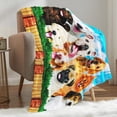 thumbnail image 3 of Kainsy Dog Throw Blanket Flannel Fleece Dog Blanket Dog Lovers Gifts for Men Women Kids Super Soft Dog Blanket for Couch Bed Puppy Themed Gifts Dog Lover Blanket inches(60"x80"), 3 of 7