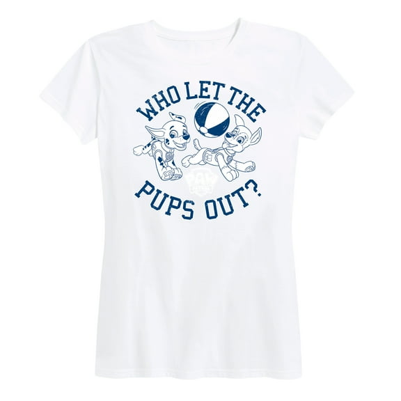 Paw Patrol - Who Let The Pups Out - Women's Short Sleeve Graphic T-Shirt