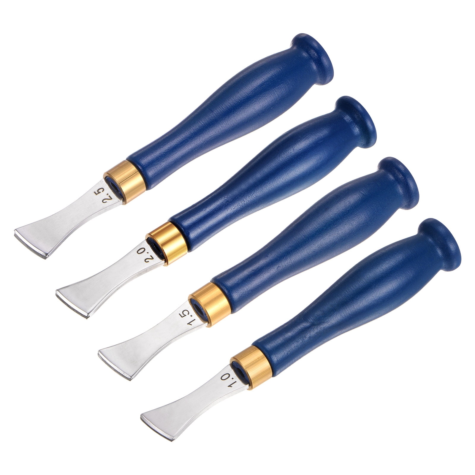 Leather Edge Creaser 1mm 1.5mm 2mm 2.5mm Stainless Steel DIY Leather, Blue
