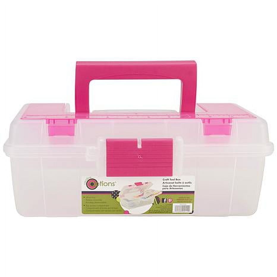 Creative Options Clear Tool Box Organizer, 1 Each