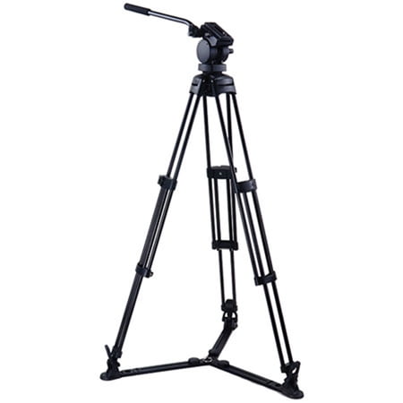 Acebil P-30GX Professional 2-Section Aluminum Tripod with H30 Fluid Head and GS-3 Ground Spreader