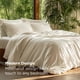 thumbnail image 4 of Juego de funda de edredón Bedsure Silky Cooling King Size, color beige claro, 4 of 8