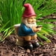 thumbnail image 5 of Gnomo de jardín Dedo medio Humor Estatua de gnomo de jardín Decoración de gnomos de jardín de poliresina para exteriores (D) JFHHH pequeña, 5 of 5