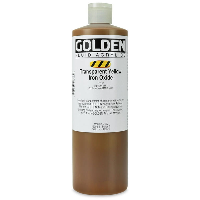 Alvin Golden High Flow Acrylic Color, Transparent Red Iron - 1 oz bottle