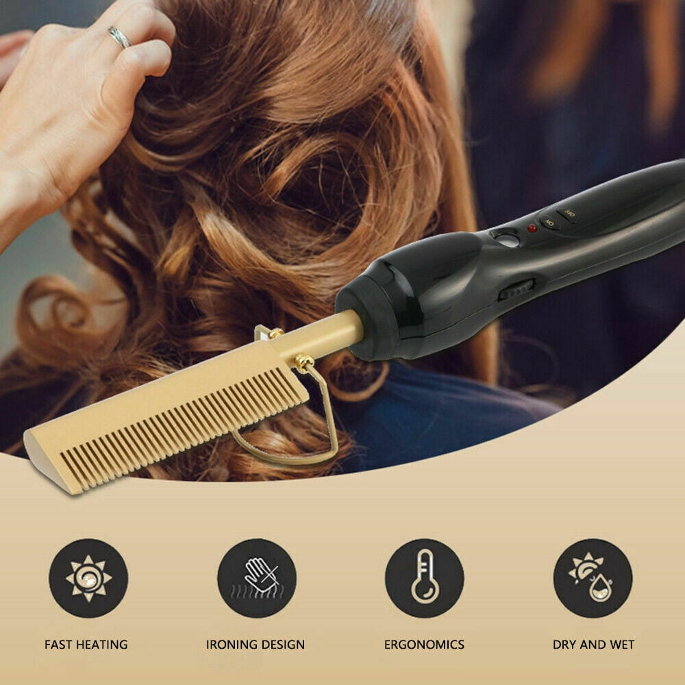 titanium pressing comb