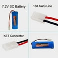 thumbnail image 4 of GLESOURCE Long Lasting Battery Tamiya Connector, 2 Pack, 4 of 5