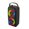 thumbnail image 4 of axGear Haut-Parleur Bluetooth Portable d'Extérieur Radio Stéréo 3D Soundbox RGB LED Caisson de Basses, 4 of 6