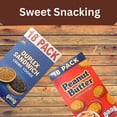 thumbnail image 7 of Duplex Sandwich Creme and Peanut Butter Sandwich Cookies 18 Pack Each Box for Breakfast Food Sweet Snacking Home Kitchen Birthday Party Favor Holiday Treats Gift Set of 2 with Snakkpoki, 7 of 7
