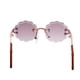 thumbnail image 5 of Bonitas gafas de sol redondas con montura metálica para muñecas de 12 pulgadas. gris, 5 of 9