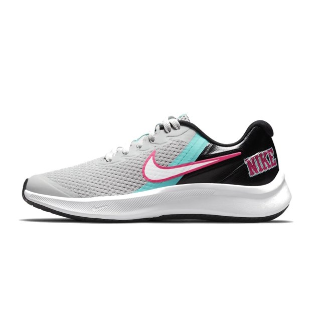 Tenis Nike Star Runner 3 SE para Mujer DD1144-001 gris 22.5 Nike DD1144-001 STAR RUNNER 3 SE