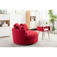 thumbnail image 3 of LUXMOD Modern Akili Swivel Accent Chair Barrel Chair for Hotel Living Room Modern Leisure Chair, 3 of 6
