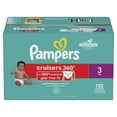 Pampers Cruisers 360 Diapers Size 3, 132 Count (Select for More Options