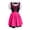 Dress76-Pink, variant on UAYOTSE Women Oktoberfest Dress, Bavarian Dirndl Costume with Blouse and Apron, German Festival Party Dress for Women