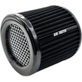 thumbnail image 2 of 76mm 3 inch High Flow Round Tapered Cone Air Intake Top Filter Design Air Intake Cone Filter 163mm tall Black, 2 of 7
