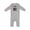 AC-Heather Grey, variant on Off Roading Girls Mudding Cute Baby Romper Coveralls