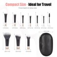 thumbnail image 4 of RAGUPEL Portable 10Pcs Mini Makeup Brush Set with Travel Pouch,Small Cosmetic Brushes Kit for Foundation,Blush,Eyeshadow,Powder,Contour, 4 of 7