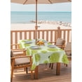 thumbnail image 2 of Outdoor Tablecloth with Umbrella Hole for Patio/Picnic/Party/Camping, Sliced Lemon Waterproof Table Cloth Rectangle Table Cover Washable, Simple Summer Tropical Yellow (60"x 120"), 2 of 8